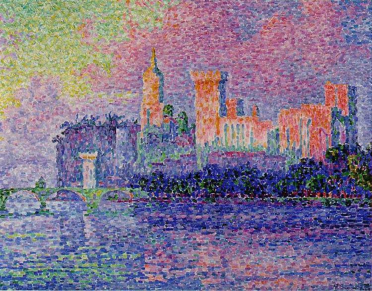 Paul Signac The Papal Palace, china oil painting image